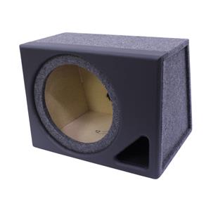 12″ Single Subwoofer Enclosure with Vinyl Face & Triangle Port (black)
