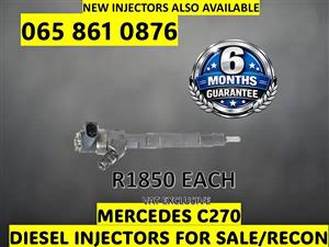 MERCEDES C270 DIESEL INJECTORS FOR SALE / RECON WITH WARRANTY JOHANNESBURG