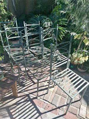 Steel project chairs x 6
