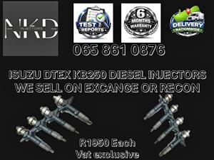 ISUZU DTEX KB250 DIESEL INJECTORS FOR SALE - RECONDITIONED AND NEW POTCHEFSTROOM