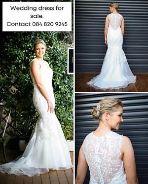 Beautiful wedding dress size 34/ 36