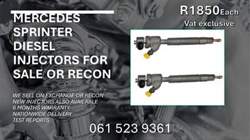 MERCEDES SPRINTER DIESEL INJECTORS-FREE COURIER NATIONWIDE