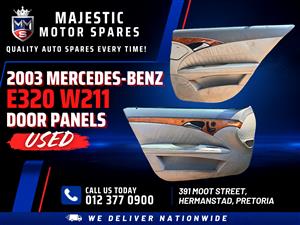 2003 Mercedes-Benz E320 W211 Door Panels for Sale – Used