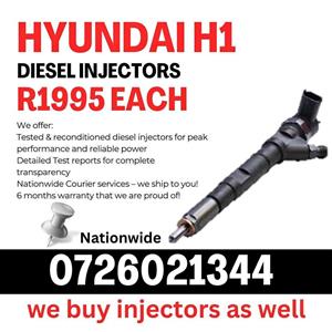 Hyundai H1 diesel injectors for sale