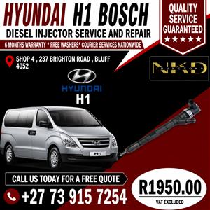 INJECTORS HYUNDAI H1 ON REPAIR WITH A WARRANTY AND FREE WASHERS  