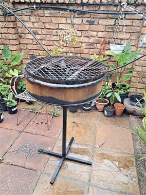 Braai with grid