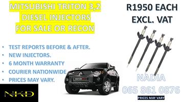 DIESEL INJECTORS FOR SALE FOR MITSUBISHI TRITON 3.2 - NATIONWIDE