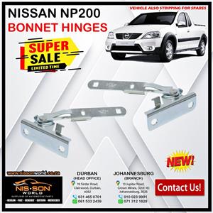 NISSAN NP200 BONNET HINGES