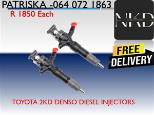 TOYOTA 1KD & 2KD DIESEL INJCTORS FOR SALE