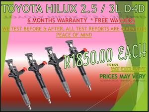 Hilux Diesel Injectors