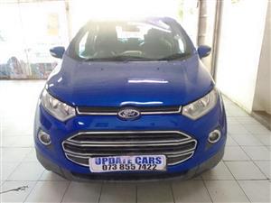 2017 FORD EcoSport 1.5 TDCI Trend manual Blue color Leather Seat  