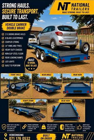 TRAILERS DON'T WAIT – ORDER YOURS TODAY 