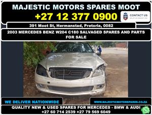 2003 Mercedes Benz C180 salvaged spares and parts for sale