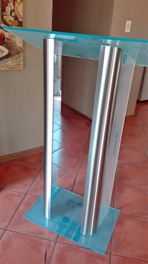 Selling Perspex | Brushed S/Steel Lectern.