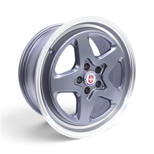 17″ TWC527 5×100 Gunmetal Machine Lip Alloy Wheels