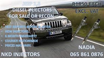 DIESEL INJECTORS FOR SALE FOR JEEP 2.8