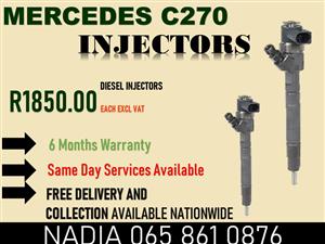 MERCEDES C270 DIESEL INJECTORS FOR SALE OR TO RECON NATIONWIDE