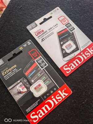 SANDISK MEMORY CARDS NEW