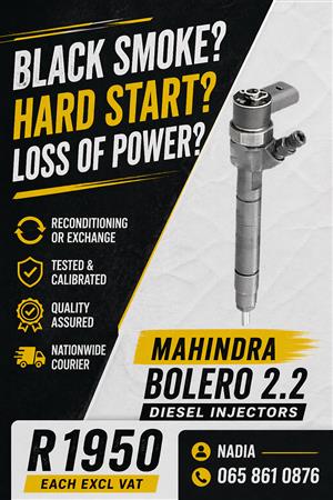 MAHINDRA BOLERO NEW DIESEL INJECTORS FOR SALE 