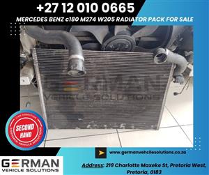 mercedes benz c180 m274 w205 radiator pack for sale used 