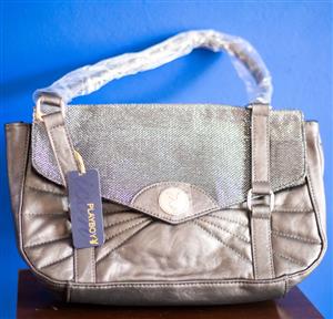 silver Playboy handbag