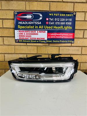  Audi Q3 LED left side replacement headlight housing 