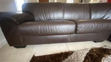 L-shape Leather couches 