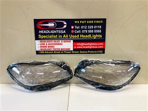Mercedes Benz W218 CLS left and right side headlight replacement lens (2016)