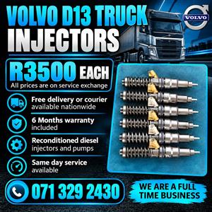 VOLVO D13 TRUCK INJECTORS FOR SALE WITH WARRANTY 