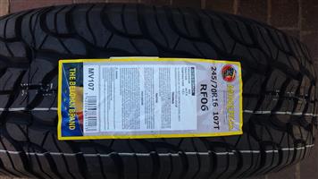 Tyres. 245/70R16c NEW