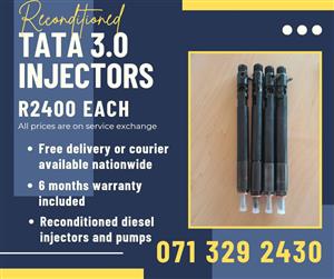 TATA 3.0 INJECTORS FOR SALE WITH WARRANTY INCLUDED 