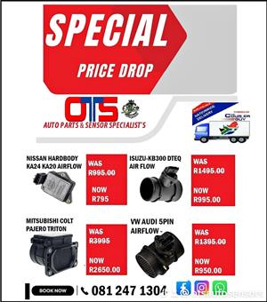 Air flow meter & Sensors Quality Auto Sensors Mazda Kia Isuzu Mitsubishi Airflow sensors