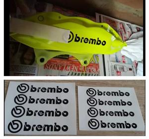 Brembo caliper stickers vinyl decals 