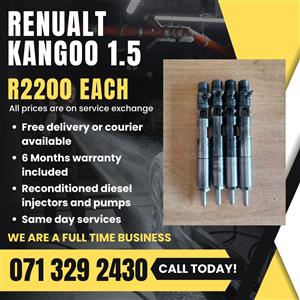 RENUALT KANGOO 1.5 INJECTORS FOR SALE WITH WARRANTY INCLUDED 