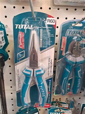 Brand New Total Tools Long Nose Plier 6"