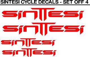Sintesi bicycle decals stickers / vinyl cut graphics kits