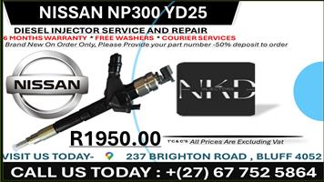 Nissan Navara yd25 Diesel Injectors on Recondition