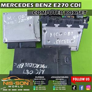 Mercedes Benz E270 CDI Computer Box Set