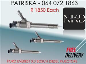 FORD EVEREST 3,0 BOSCH DIESEL INJECTORS FOR SALE