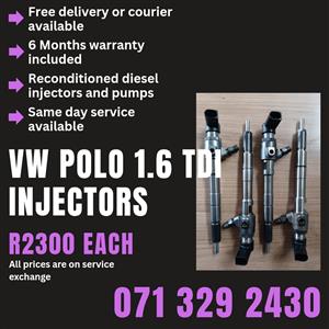 VW POLO 1.6 INJECTORS FOR SALE WITH WARRANTY 