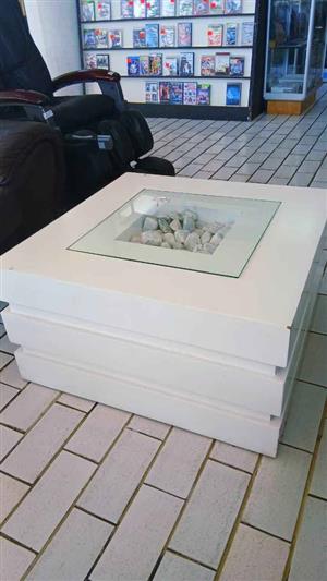 White coffee table