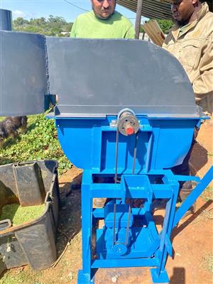750mm drumm size Electric Hammermill comes with two sieves 10mm & 25mm sieve