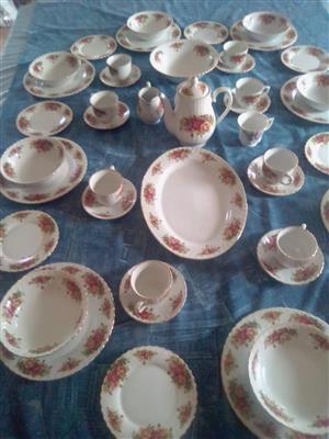 English rose hotsell dinner set