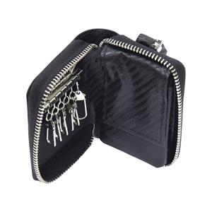 RFID Anti-Theft Zip-up Key Pouch & Keyring Combo