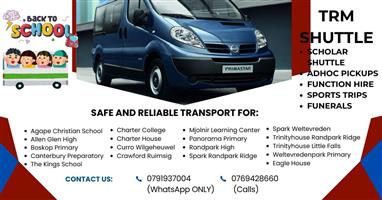 Scholar Transport in Wilgeheuwel and surrounding areas