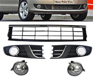 Vw Polo Bumper Grills & Badges grills