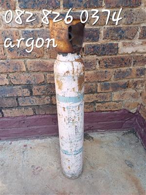 Argon and Oxygen gas bottle 
