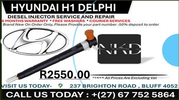 Hyundai H1 Delphi Diesel Injectors on Recondition