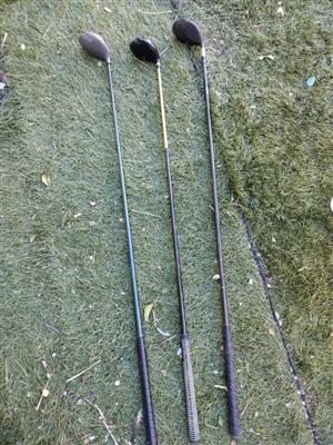 3 X Golf  Clubs 