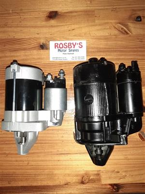 We sell new and rebuilt starter motors